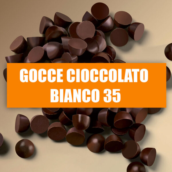Gocce Cioccolato Bianco 35